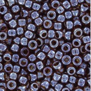 Toho seed beads 8/0 round Transparent-Lustered Smoky Topaz - TR-08-114